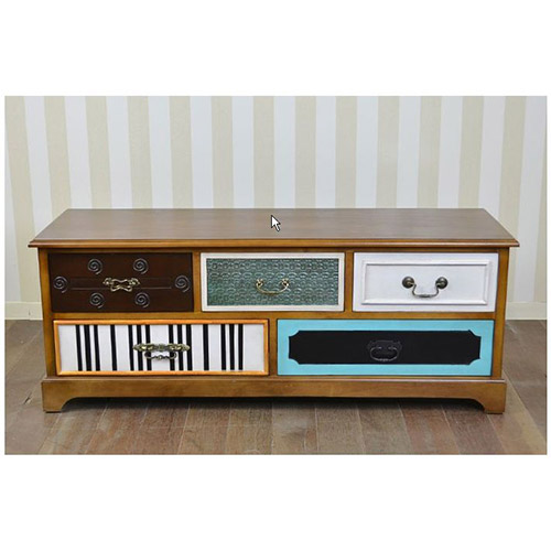 カラフルアンティークローボード(テレビボード)｜アンティーク調