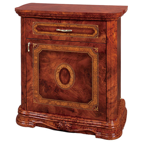 【ラウンドチェスト】イタリア　カブリオールレッグ　コンソール　キャビネット ラウンドチェスト】イタリア カブリオールレッグ コンソール