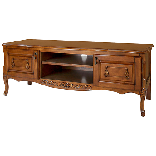 TVボード140(ブラウン)｜Fiore(フィオーレ)ヨーロピアンクラシック