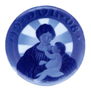 Royal Copenhagen Year Plate ロイヤルコペンハーゲン イヤープレート 1908年(明治41年)【送料無料】