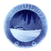 Royal Copenhagen Year Plate ロイヤルコペンハーゲン イヤープレート 1909年(明治42年)【送料無料】