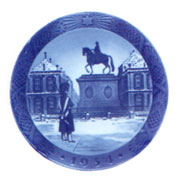 Royal Copenhagen Year Plate ロイヤルコペンハーゲン イヤープレート 1954年(昭和29年)【送料無料】