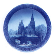 1956年 「ローゼンボー城」 イヤープレート ロイヤルコペンハーゲ 北欧 1956年 「ローゼンボー城」 イヤープレート ロイヤルコペンハーゲ 北欧