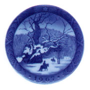 ロイヤルコペンハーゲン イヤープレート 1967年(昭和42年)｜おしゃれ