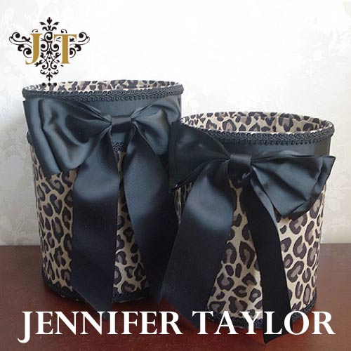 【まとめ買い割引対象品】 ジェニファーテイラー Jennifer Taylor ダストBOX2Pセット Espresso・Ribbon