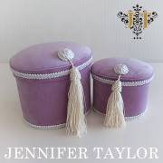 【まとめ買い割引対象品】 ジェニファーテイラー Jennifer Taylor オーバルBOX2Pセット・Bois De Rose