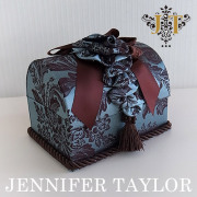 【まとめ買い割引対象品】 ジェニファーテイラー Jennifer Taylor トランク型ボックスL・Carlisle