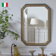 ミラー,壁掛け鏡,イタリア製,風水,ネイビー