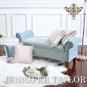 【まとめ買い割引対象品】 ジェニファーテイラー Jennifer Taylor ベンチ-Velours-NLB 【送料無料】