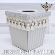 【まとめ買い割引対象品】 ジェニファーテイラー Jennifer Taylor 蓋付ダストボックス-Haruno-GR