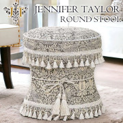 ジェニファーテイラー,Jennifer,Taylor,丸型スツール,いちご泥棒（グレー）,おしゃれ,｜Y-KAGU(輸入家具屋さん.com)-8