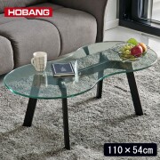 HOBANG,センターテーブル,ガラス,幅110cm,おしゃれ,リビング,ローテーブル,ブラック,北欧,シンプル,モダン-14