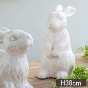 動物の置物 ホワイトラビット うさぎ オブジェ 風水 おしゃれ 海外インテリア ガーデニング 庭 ガーデン 外対応可能-7