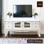 キャトルセゾン♡アンティーク調テレビ台 白/アイボリー 通販] おしゃれなTV台(～120cm)｜輸入家具屋さん.com