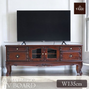 アンティーク調,輸入家具,テレビ台,135cm,木製,猫脚,おしゃれ-16
