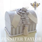 【まとめ買い割引対象品】 ジェニファーテイラー Jennifer Taylor トランク型ボックス・Haruno-Gray