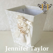 【まとめ買い割引対象品】 ジェニファーテイラー Jennifer Taylor ダストBOX・Florence(WH)