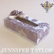 【まとめ買い割引対象品】 ジェニファーテイラー Jennifer Taylor ティッシュBOX・Hermosa-lavender