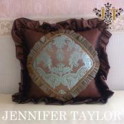 【まとめ買い割引対象品】 ジェニファーテイラー Jennifer Taylor クッションフリル・Hermosa-mint