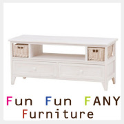 FANY FURNITURE～ファニーファニチャー～ ホワイトテレビ台【送料無料】