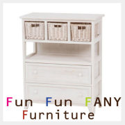 FANY FURNITURE～ファニーファニチャー～ ホワイトチェスト【送料無料】