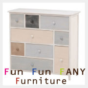 【12月入荷しました！】FANY FURNITURE～ファニーファニチャー～ ベーシックカラーチェスト(M)【送料無料】