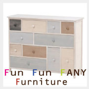 FANY FURNITURE～ファニーファニチャー～ ベーシックカラーチェスト(ワイド)【送料無料】