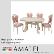 Saltarelli AMALFI～アマルフィ～ダイニングセット5P(四人掛け・4人掛け・4人用)【送料無料・開梱設置付き】