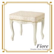ヨーロピアンクラシックスタイル Fiore～フィオーレ～ アイボリースツール【送料無料】