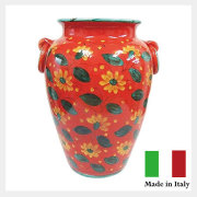 イタリア製 フラワー傘立(ツボ型)【送料無料】