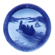 Royal Copenhagen Year Plate ロイヤルコペンハーゲン イヤープレート 1964年(昭和39年)【送料無料】
