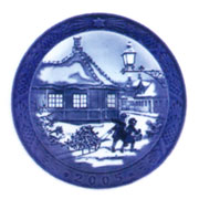 ロイヤルコペンハーゲン イヤープレート 2008年(平成20年