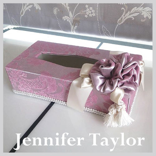 【まとめ買い割引対象品】 ジェニファーテイラー Jennifer Taylor ティッシュBOX・Lorraine-PK