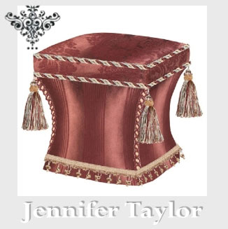 【まとめ買い割引対象品】 ジェニファーテイラー Jennifer Taylor スツール・Lorraine-RD 【送料無料】