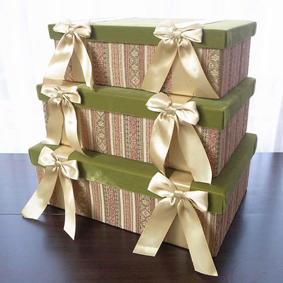 【まとめ買い割引対象品】 ジェニファーテイラー Jennifer Taylor BOX3Pセット-Kedleston・GN 【送料無料】