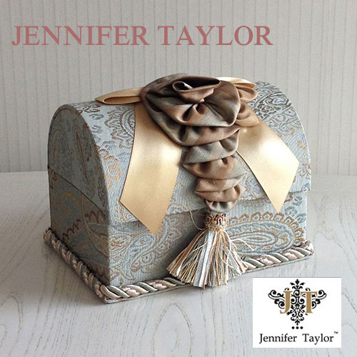 【まとめ買い割引対象品】 ジェニファーテイラー Jennifer Taylor トランク型ボックスＬカルトナージュ(SAVANNAH)