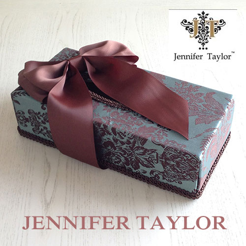【まとめ買い割引対象品】 ジェニファーテイラー Jennifer Taylor ティッシュBOX・Carlisle-Ribbon