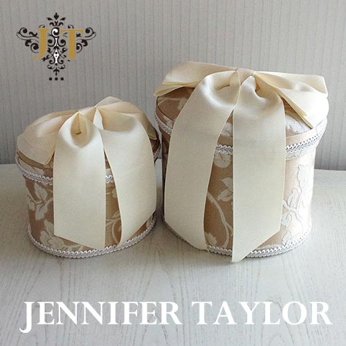 【まとめ買い割引対象品】 ジェニファーテイラー Jennifer Taylor オーバルBOX2P Heirloom-Ribbon