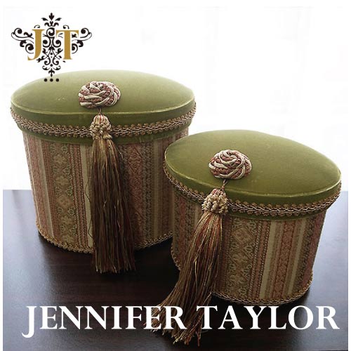 【まとめ買い割引対象品】 ジェニファーテイラー Jennifer Taylor オーバルBOX2P・Kedleston・GN