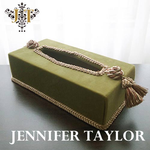 【まとめ買い割引対象品】 ジェニファーテイラー Jennifer Taylor ティッシュBOX・Kedleston・GR