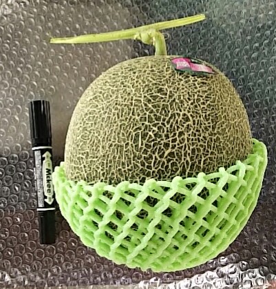 【熊本産】高糖度！オススメ！！　肥後グリーンメロン　2玉 （4Ｌ～）産直フレッシュ便 　ギフトやお礼返しに最適！