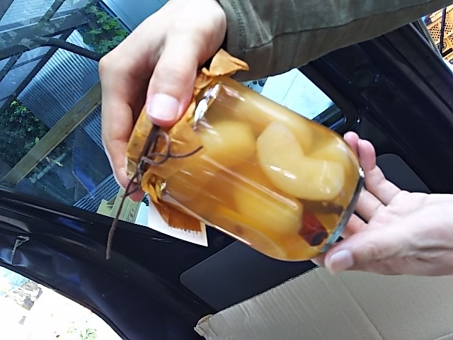 数量限定【熊本産】 olmo coppiaハンドメイド商品　熊本産・梨のコンポート　700ｇ