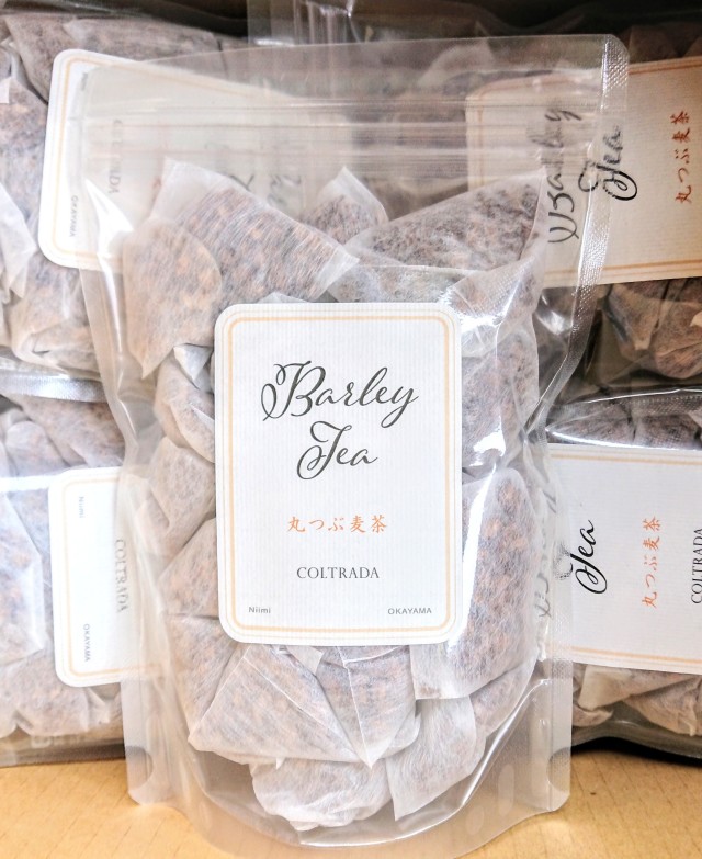 おすすめ【無農薬・国産・自家採種】　coltrada 岡山県産　丸つぶ麦茶　200ｇ(10g×20ｐ）