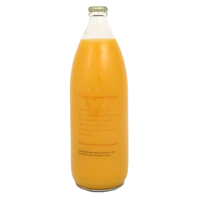 【自然栽培】オーガニック 完全無添加　熊本県産　不知火オレンジストレート100％ジュース　1L