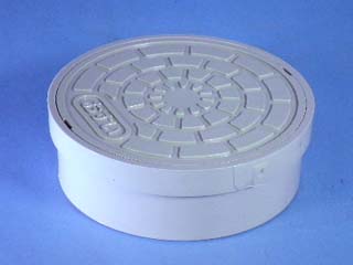 アロン塩ビ製蓋　おすい文字入　50（内径接続）