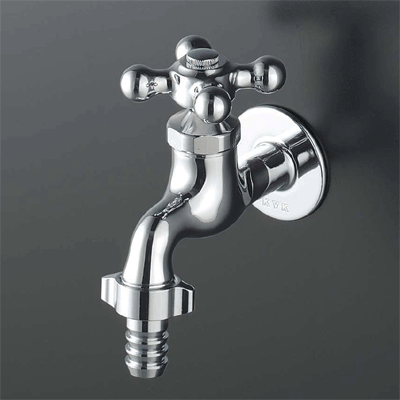 カップリング付横水栓