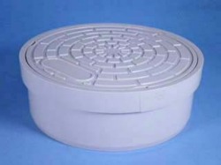 アロン塩ビ製蓋　おすい文字無　150（内径接続）