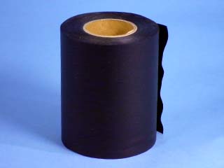 サンヨーバリヤ】 キャンバステープ 75mm巾 絹目 黒
