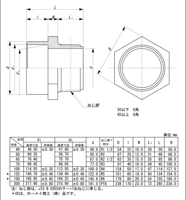 排水バルブ継手 バルブソケット(S) 50A