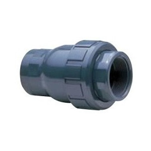 アサヒ 塩ビボールチェックバルブ U-PVC FKM ネジ式 20A VBCZZUVNJ020